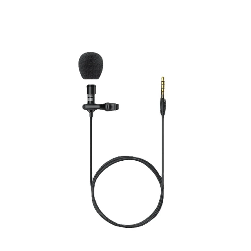 

Lavalier Microphone Mini Recording Karaoke Microphone Mobile Phone Computer Dual Use 3m Sound Card Lavalier Wireless