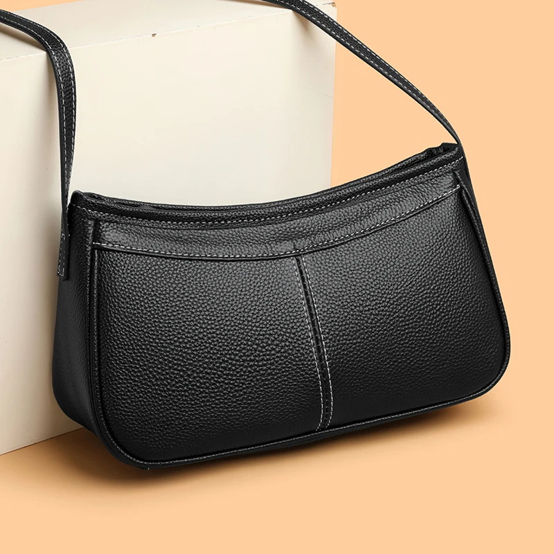 

Сумки через плечо из 100% натуральной кожи для женщин, сумка-мессенджер для повседневного использования, роскошные дизайнерские повседневные женские сумки, Sac A Main