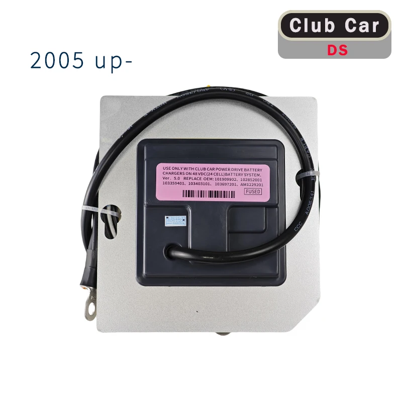 Golf Cart On Board Computer OBC with Square 6-pin Plug For Club Car DS Electric 48v Regen II，101909902/102852001/103359401/