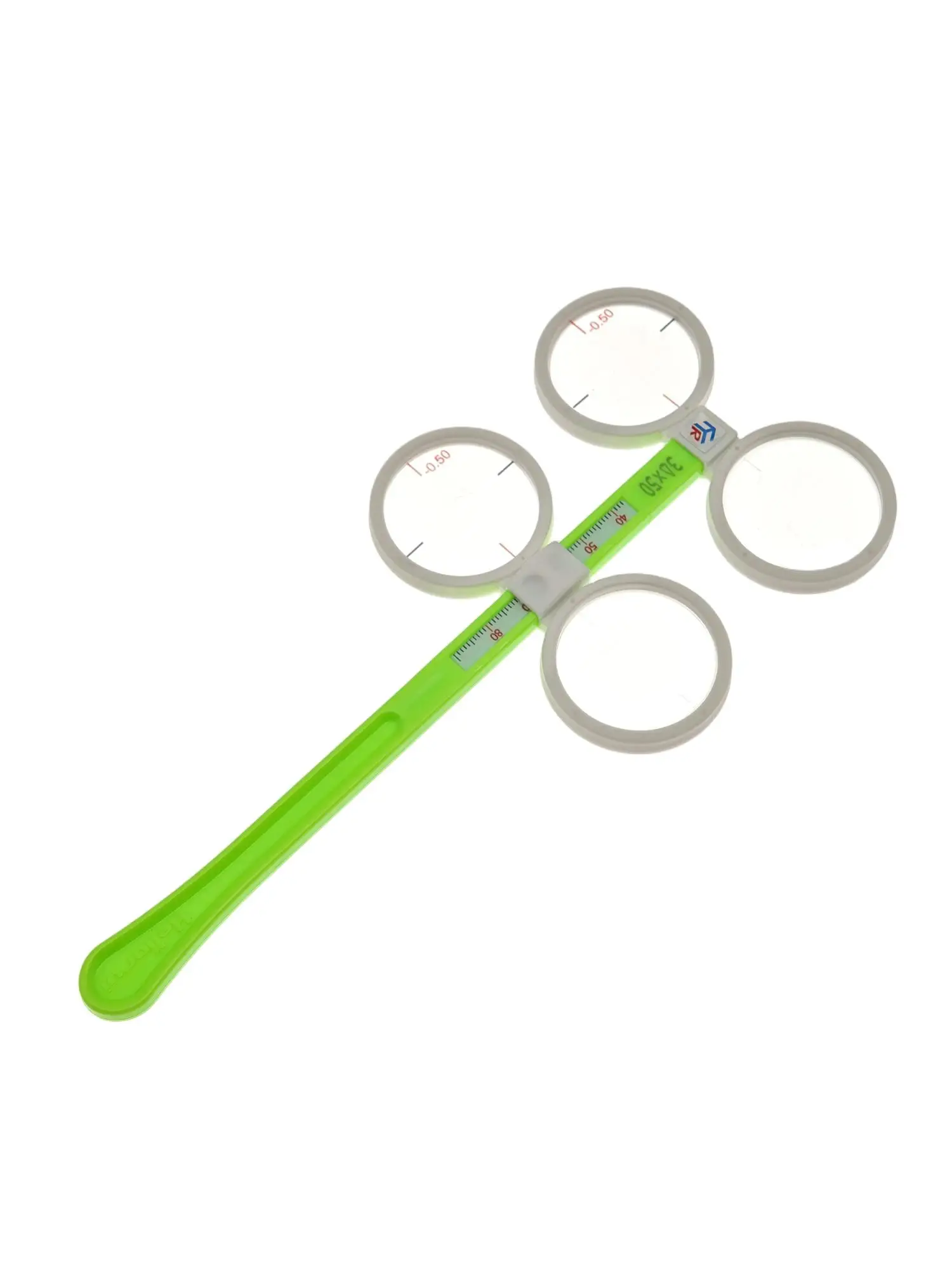 BCC Prism Flipper X0.5 Cross Cylinder & 3Δ Prism BU/BD Binocular Balance Test Tool for Optometry