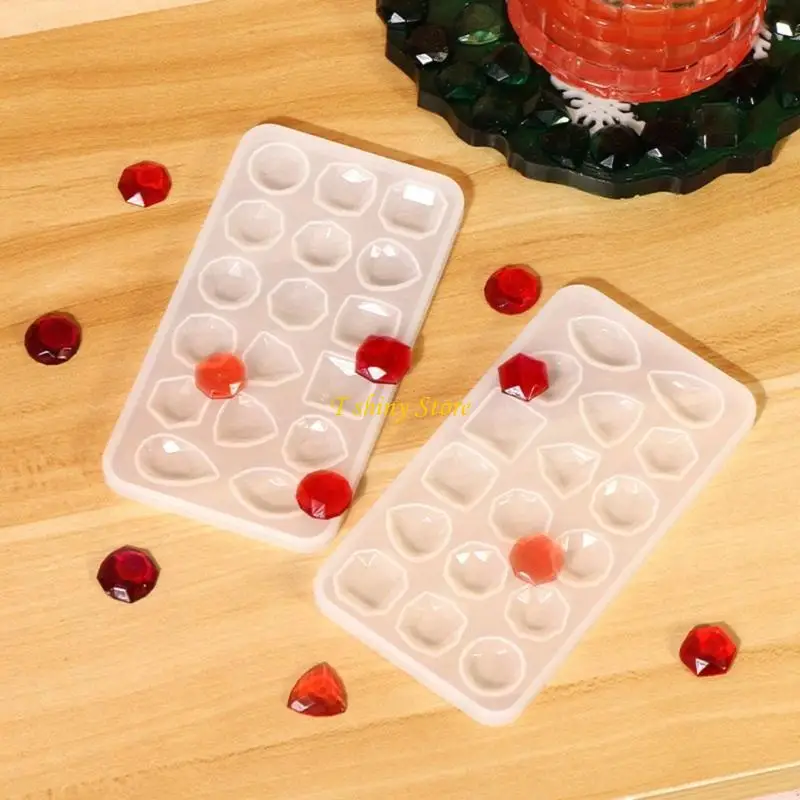 N58F Cube Tray Mold for Making Necklace Bracelets Mini Casting Mold for DIY Craft