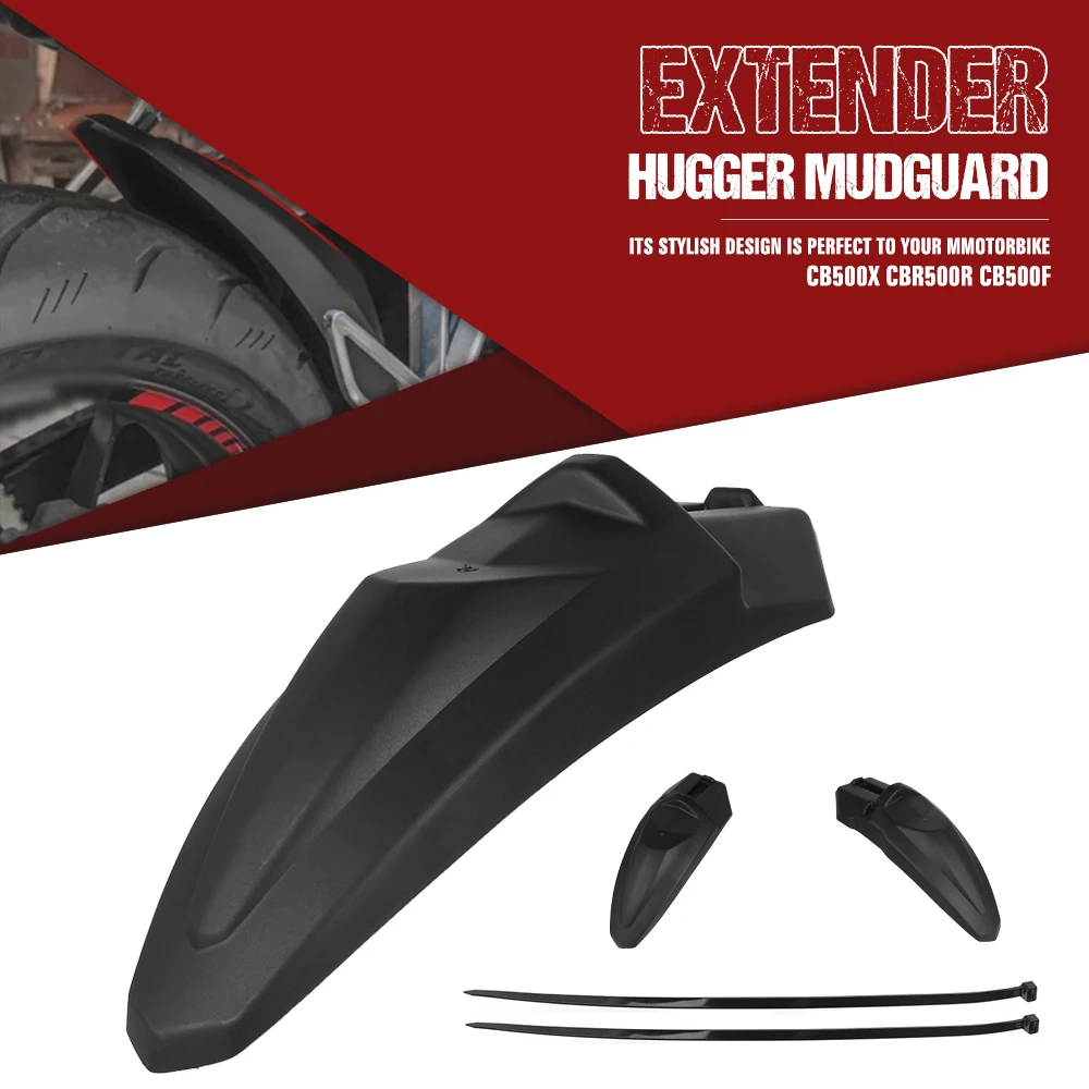 

Rear guard For HONDA CB500X CB500F CBR500R CB500R ABS Fairing FENDER Rear Extender Extension 2016 2017 2018 2019 2020 2021