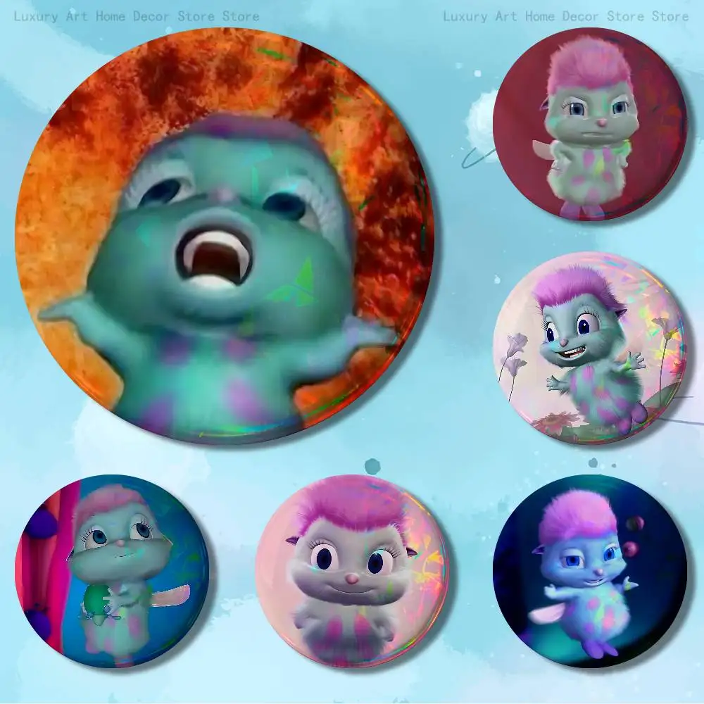 

Cute Funny B-Bibbles-S Pins 58mm Cute Cartoon Badge Handmade Brooches for Backpack Accessories