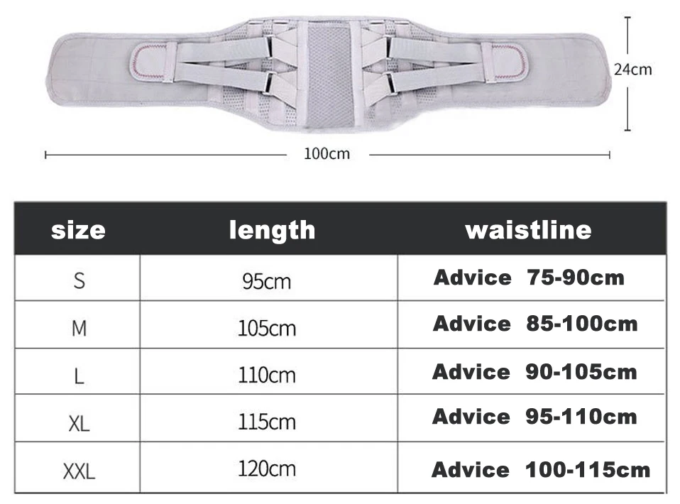 Lumbar Support Belt Disc Herniation Orthopedic Strain Pain Relief Corset For Back Posture Spine Decompression Brace Dropshipping