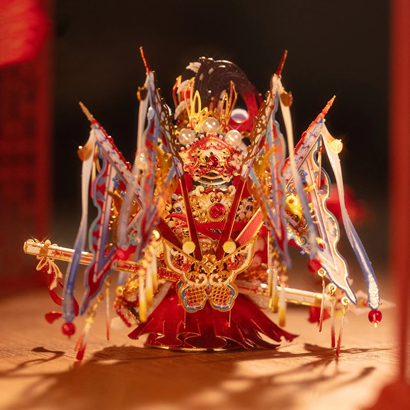 DIY rompecabezas de Metal 3D Mini Hua Mulan kits de modelos en miniatura rompecabezas ensamblado artesanía hecha a mano amigos regalos de cumpleaños decoración del hogar