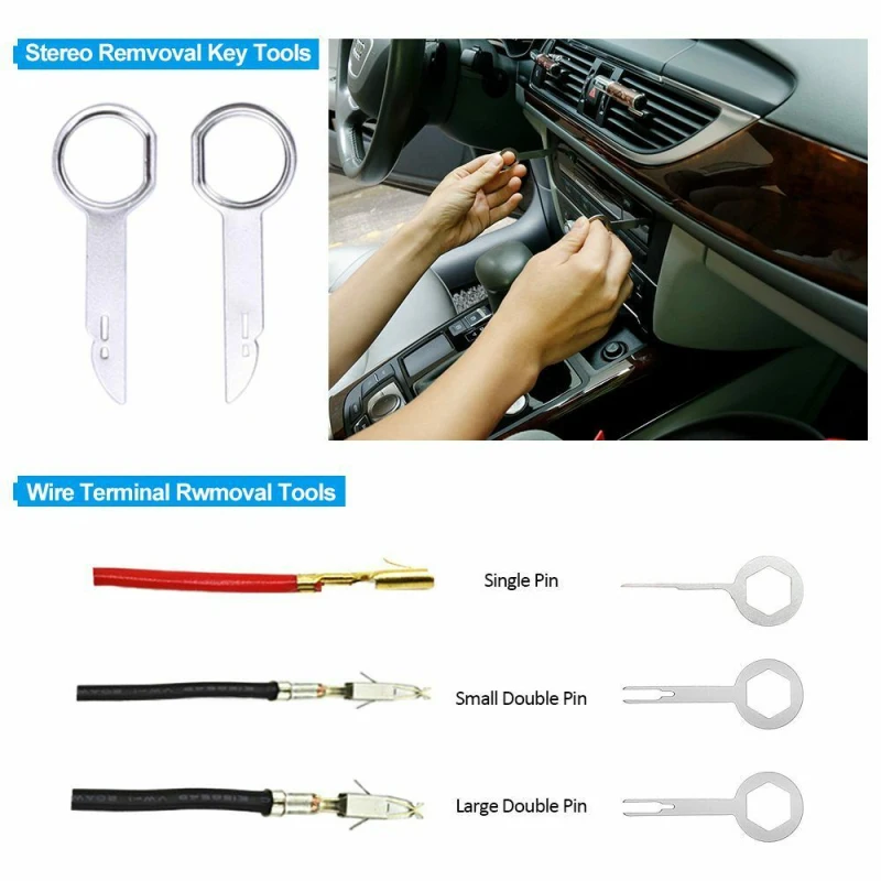 مجموعة أدوات التفكيك وإزالة القطع ، مجموعة أدوات إصلاح فتح السيارة التلقائي ، لوحة مشبك الباب الداخلي ، لوحة لوحة لوحة القيادة