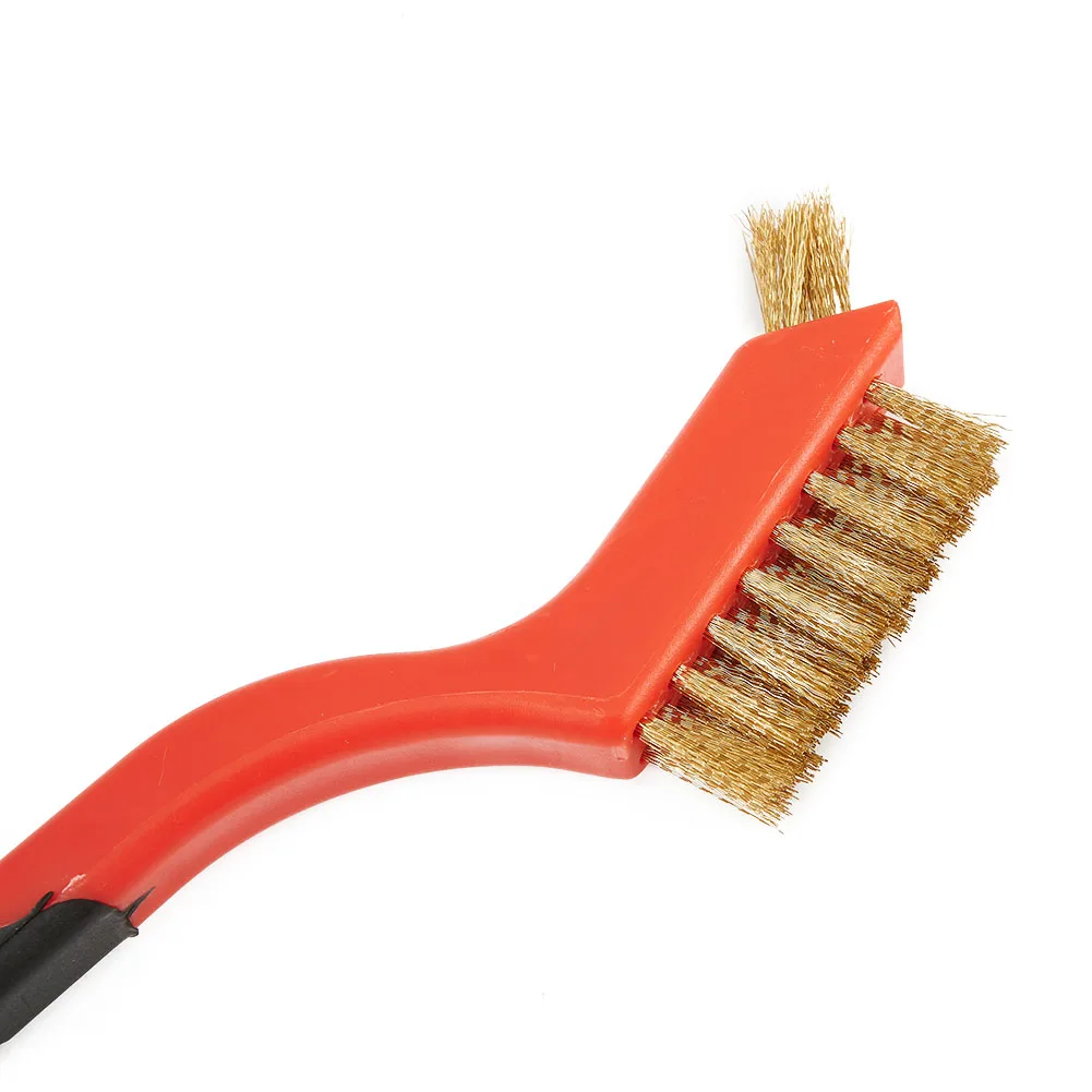 Wire Brush Brass Nylon & Steel Brushes Rust Remover Cleaning Polish Hand Tools Brosse Brush Drill Tools Cleaning Brush