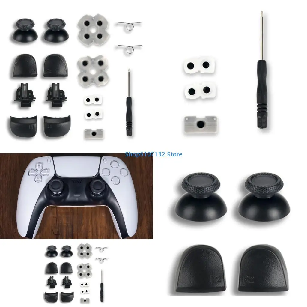 87HD Analog Thumb Sticks for  Slim-Controller L1-R1 L2-R2 Trigger-Buttons Repair