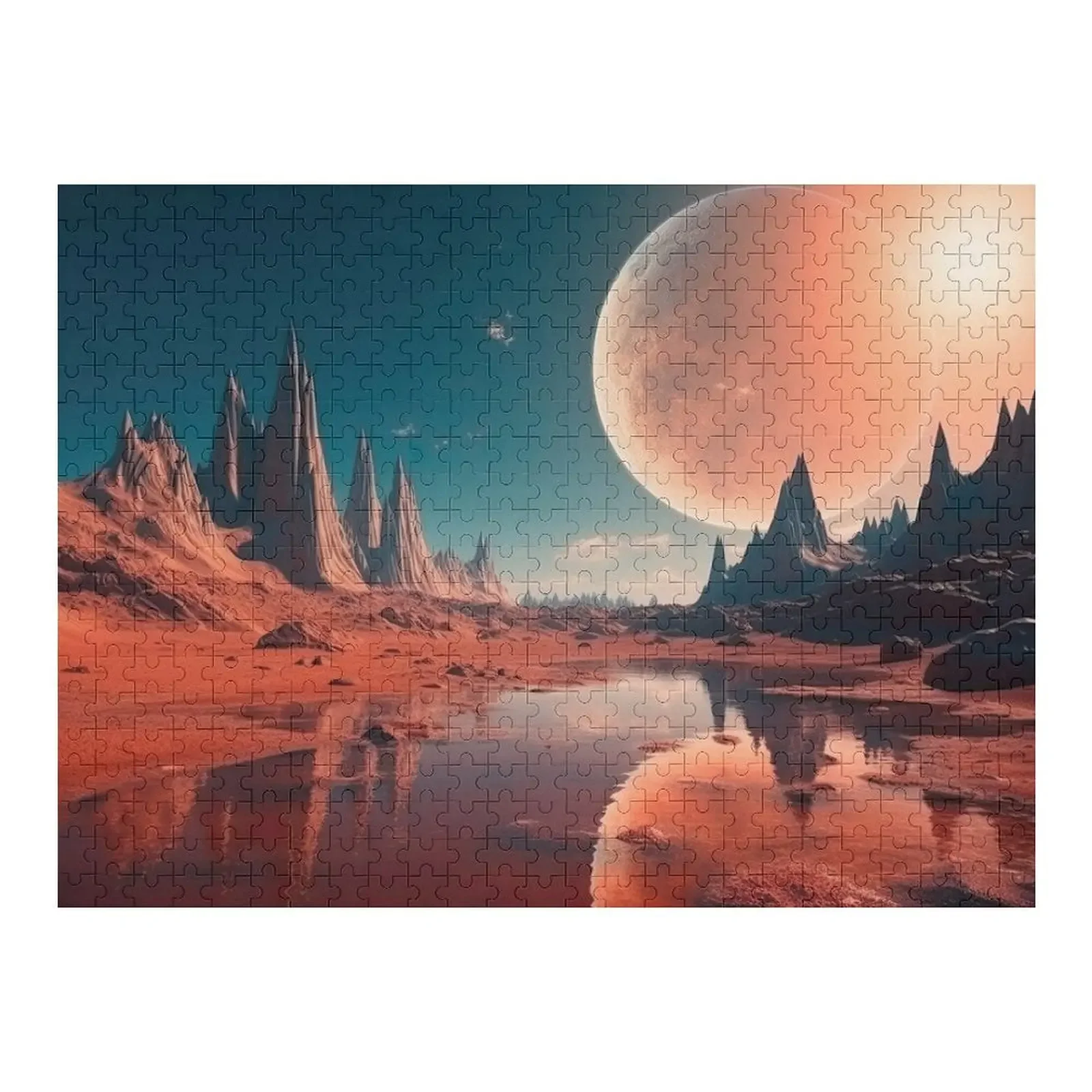 

Alien Landscape Jigsaw Puzzle Woods For Adults Wooden Jigsaws For Adults Children Puzzle