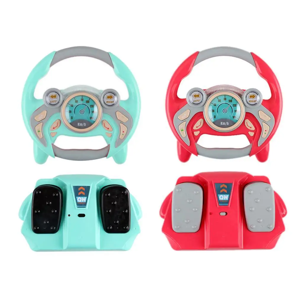 Kids Simulation Steering Wheel toys for boys girls Gift Interactive Toys