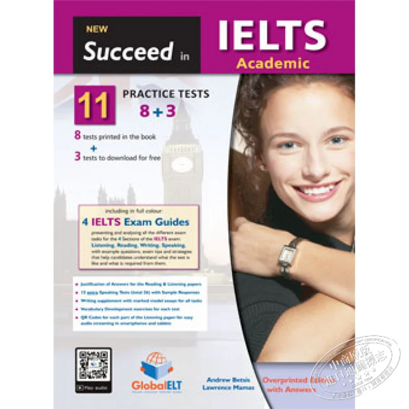 Succeed In IELTS Academic  11 83 Practice Tests SelfStudy Edition Andrew Betsis  Lawrence Mamas GLOBAL ELT 9781781646052 Book