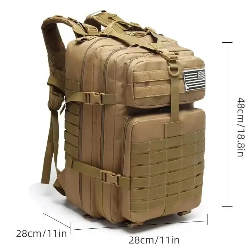 Men Backpack Big Capacity Army Tactical Men Hiking Backpack Military Camouflage Travel Outdoor Travel Backpacks