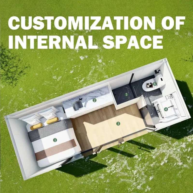 YG Container Home Apple Cabin Barndominium Modular Prefabricated House Villas منازل جاهزة تصميم حديث فاخر