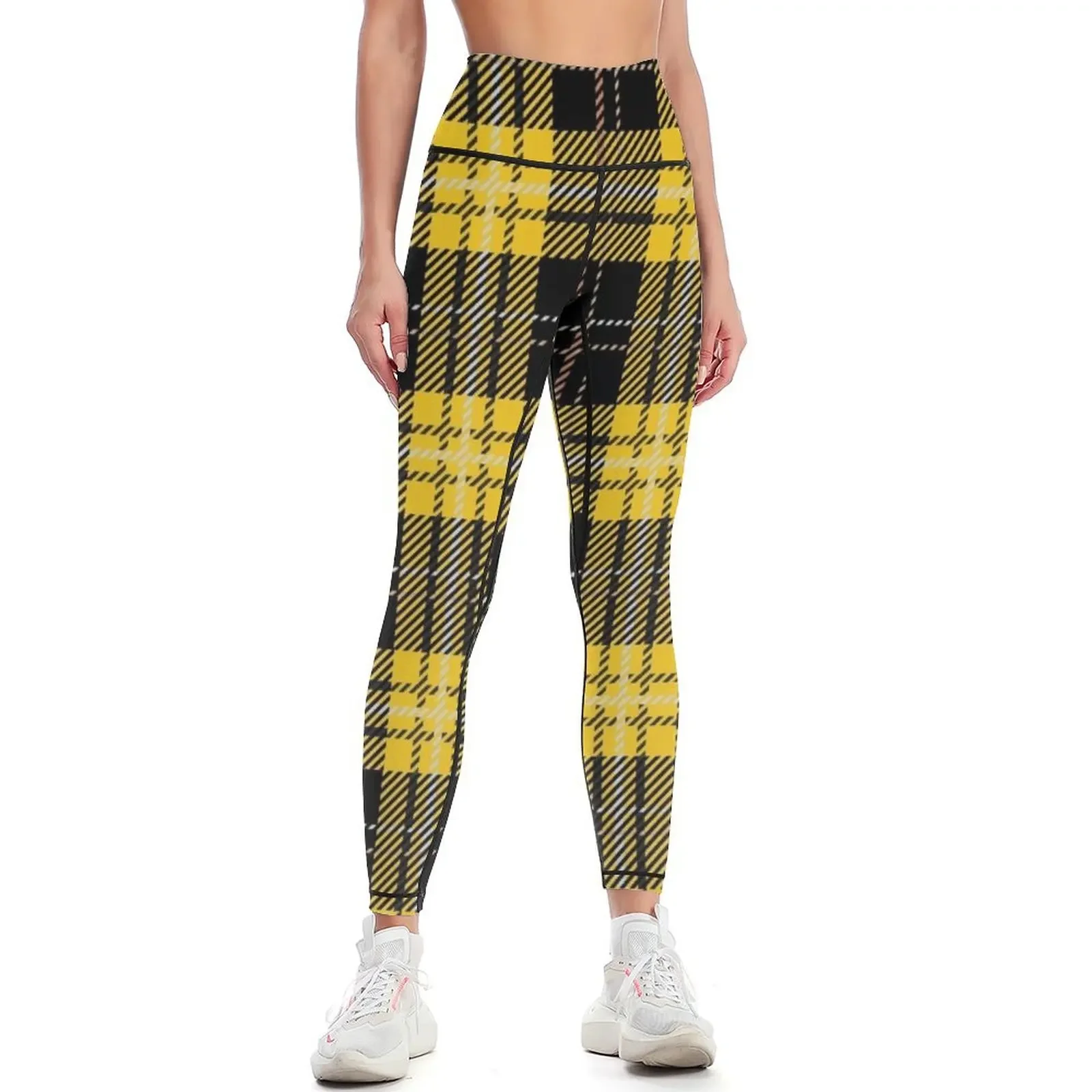 

House Tartan - Huffle Leggings Women's fitness Women sports gym top trousers Womens Leggings