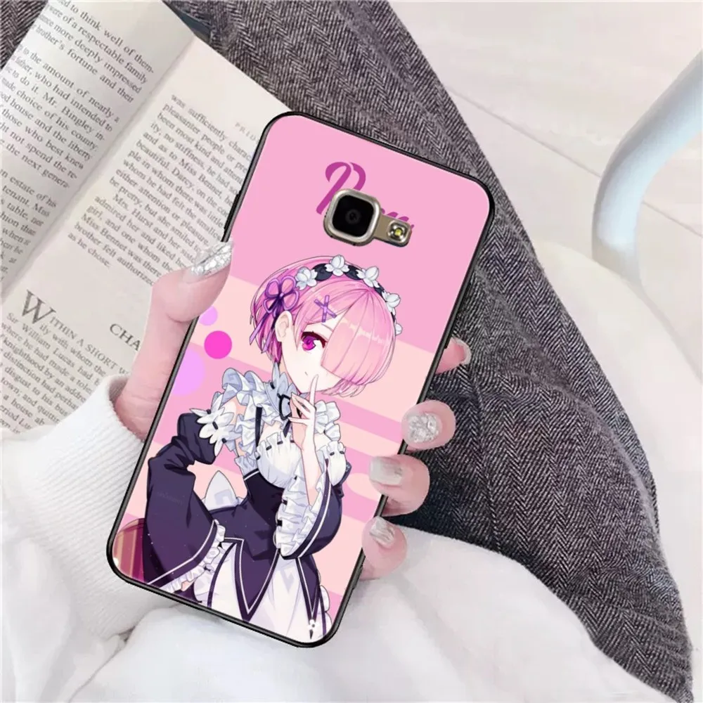 RE ZERO Ram Rem Phone Case For Samsung A 13 21 30 31 32 51 52 53 70 for Huawei Honor 50 60 70 for OPPO vivo