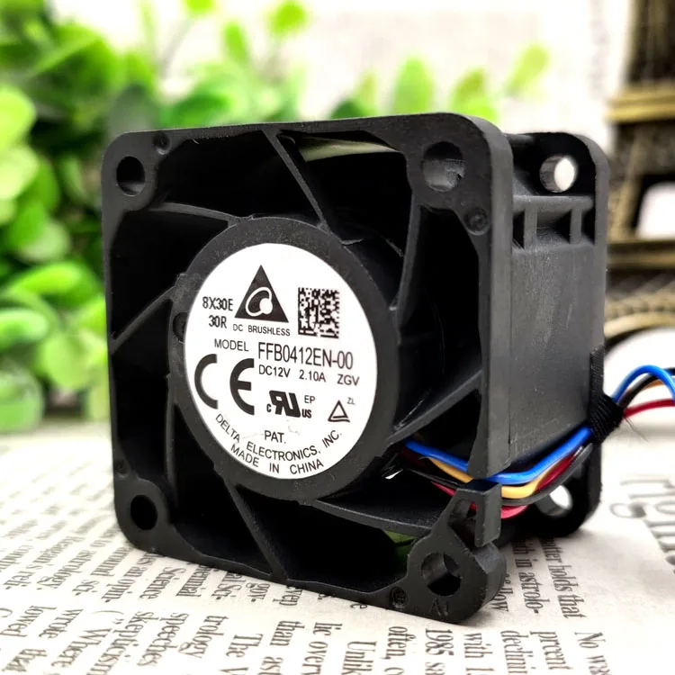 Original Delta FFB0412EN-00 4028 12V 2.10A server power supply violent cooling fan 40*40*28MM