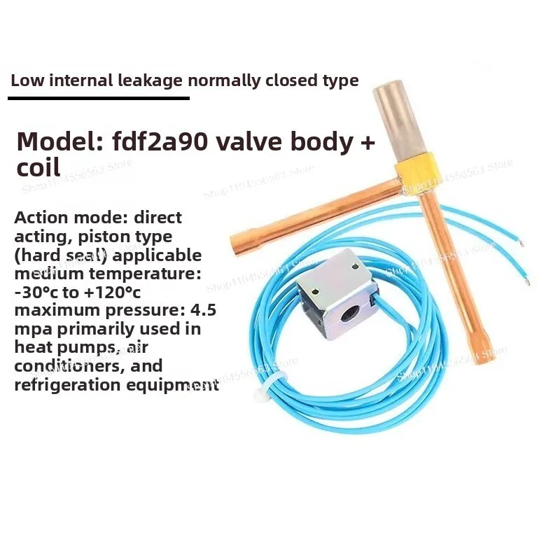 Solenoid valve FDF2A 4A 6A 8A normally closed air conditioning ice machine defrosting, two-way valve