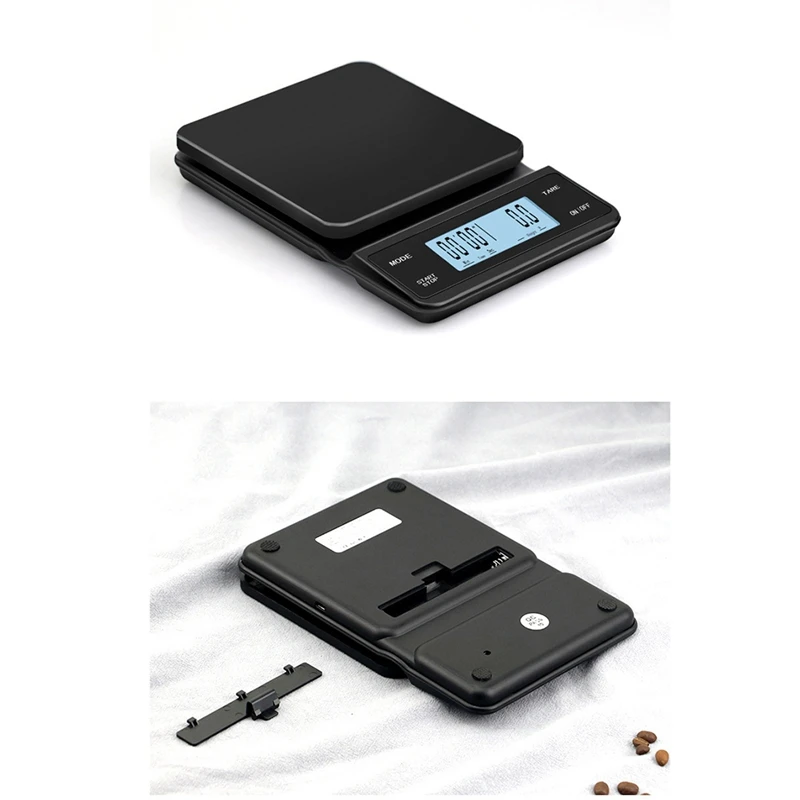 Electronic Scale Lcd Press Screen USB Charging Bar Scale Timing Kitchen Scale Hand Coffee Electronic Scale