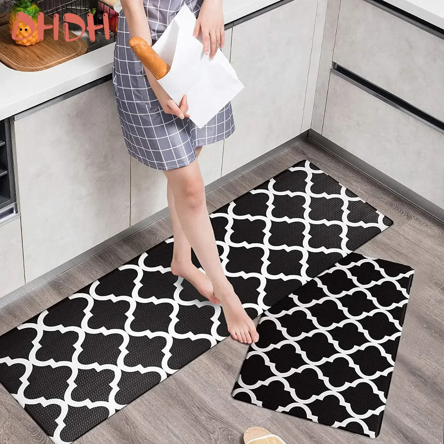 DHDH Non-slip Durable Kitchen Carpet Home Entrance Doormat Bedroom Living Room Decor Bedside Rug Hallway Balcony Bathroom Mat