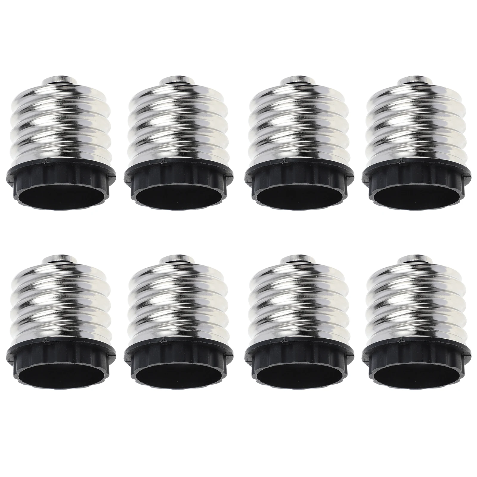 

8Pcs Light Bulb Socket Adapter E40 to E27 Conversion Lamp Holder Adapter Practical LED Light Converter for Shop Garage Basement