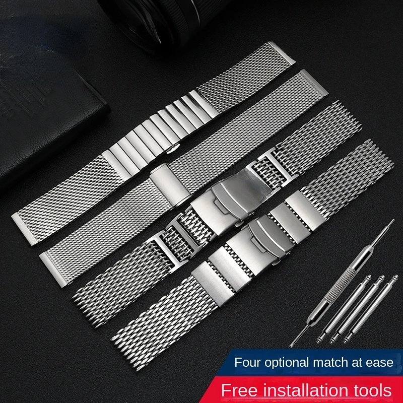 Pulseira de aço inoxidável de - Stainless Mesh Band avaliação e preço