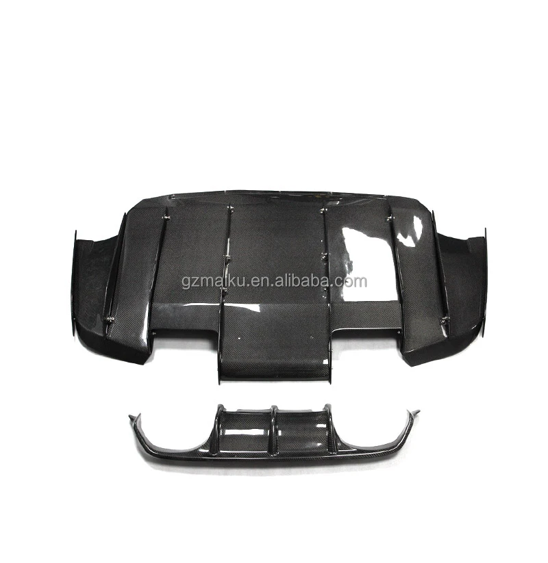 V Style F80 M3 F82 M4 Carbon Fiber Rear Diffuser Assembly For  F80 M3 F82 M4 2014-2020