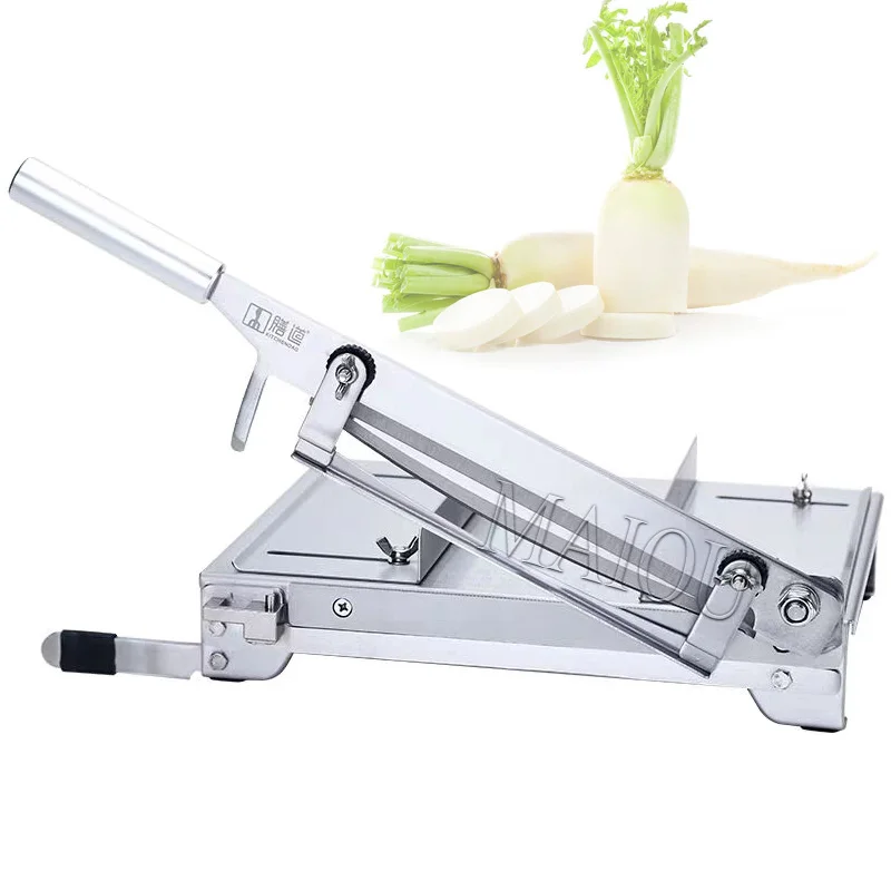 Stainless Steel Bone Cutting Machine Commercial Frozen Meat Slicer Easy To Cut Ribs Chicken Duck Raw Fish Hard Vegetables