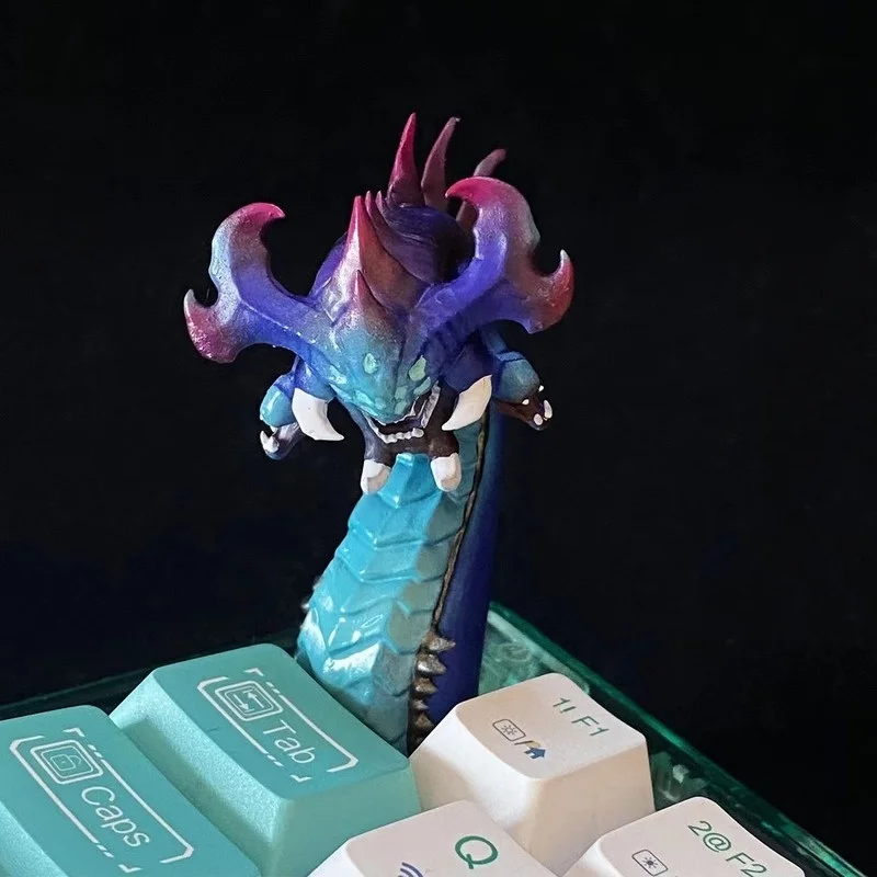 Lol Baron Nashor League Of Legends Game Theme 3d Sculpture Mechanical Keyboard E-Sports Night Demon Custom Customize Keycap