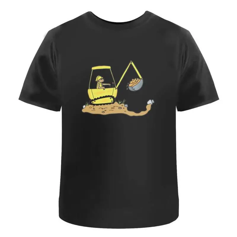 

Хлопковая футболка Dog Driving Digger Ta041817