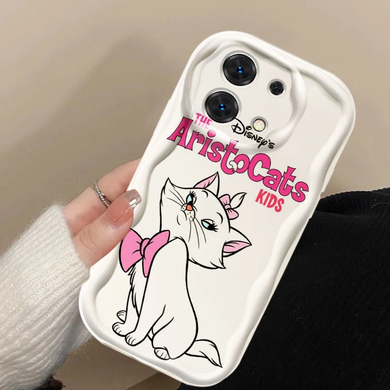 Disney Aristocats Marie Wave Oil Cover For Xiaomi Redmi Note 13 12 12S 11S 10A 10 9 8 A1 A2 Pro Plus Phone Case