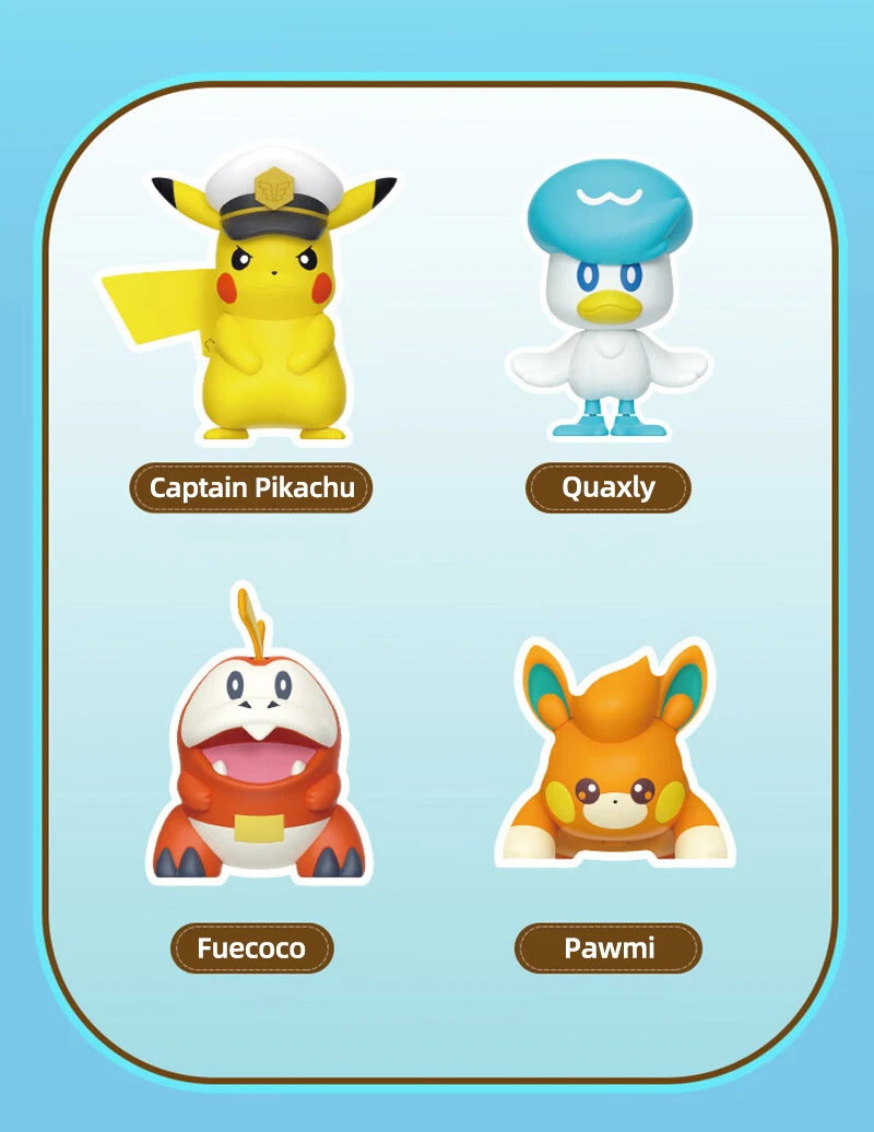 22 Arten Pokémon-Ball-Figuren Pokeball Mewtwo Pikachu Glurak Gyarados Venusaur Pawmi Quaxly Fuecoco Elf Spielzeug-Set Kinder-Geschenk – Detail 6