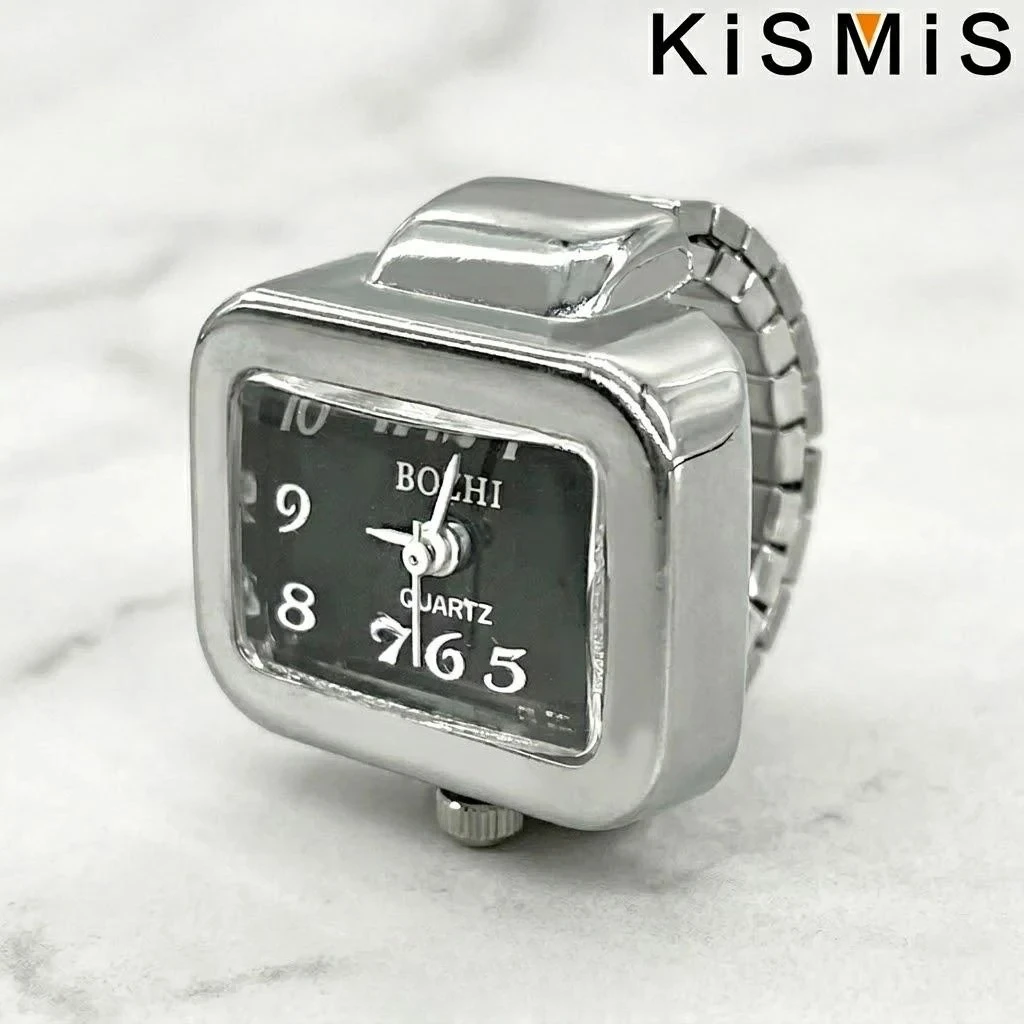 

Stylish Couple Watch for Men and Women Creative Alloy Design Circular Dial Finger Watch for Fashion Lovers