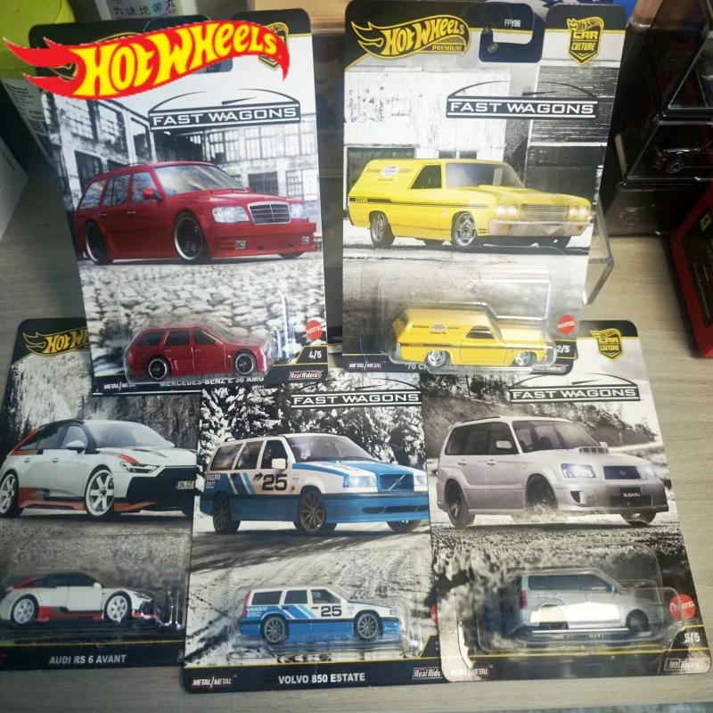 

Подлинная культура автомобиля Hot Wheels премиум-класса, быстрые вагоны Volvo 850 Estate, масштаб 1:64, литой под давлением автомобиль, сплав, Коллекционная модель игрушки