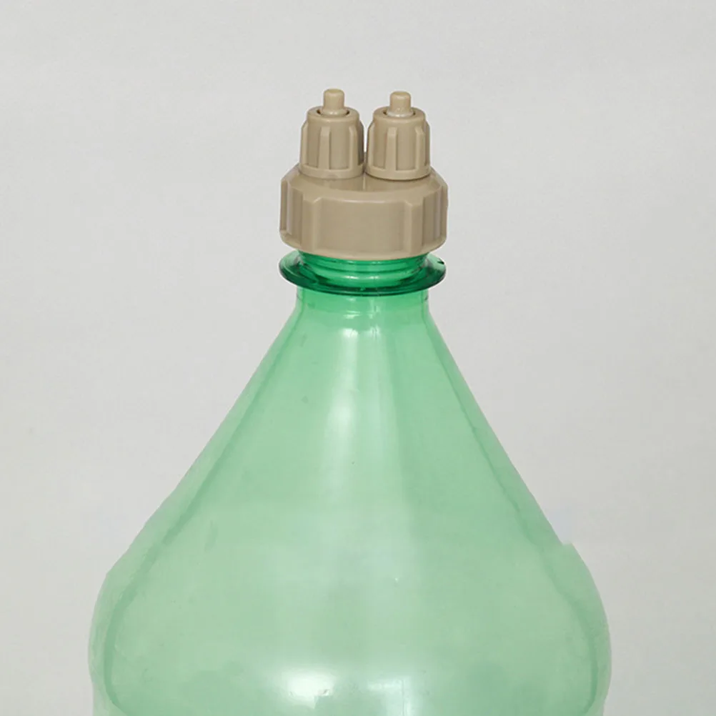 

6pcs Quick Screw CO2 Bottle Caps High Grade ABS Reusable Aquarium Reactor Air Bottle Cap for Pet Supplies Easy