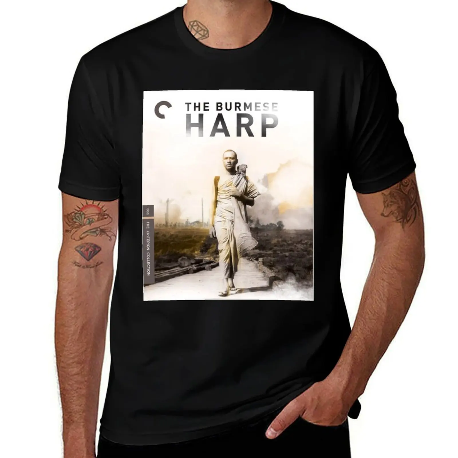 

Kon heavy designer Ichikawa t Harp Burmese cotton shirt t pack man shirt t shirt cotton man T-Shirt The