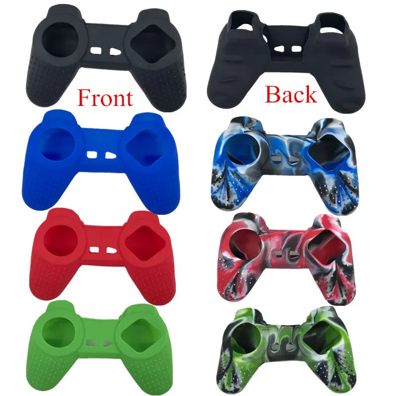 غطاء جلد واقي من السيليكون مضاد للانزلاق لسوني بلاي ستيشن 1 PS كلاسيك ، وحدة تحكم لاسلكية ، ملحقات اللعبة