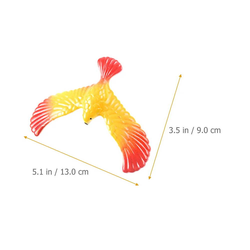 10 Pcs Mini Animal Figurines Balancing Eagle Birds Gravity Balanced for