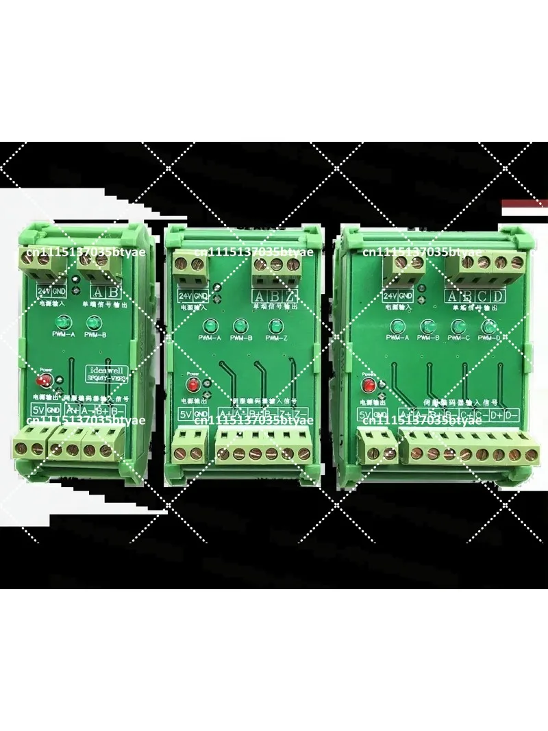 Differential to Collector Encoder Signal Converter NPN PNP Compatible Single-End Output