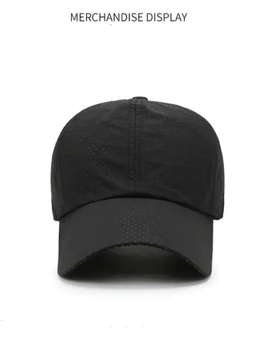 Boné Masculino e Feminino de Verão com Cor Sólida e Rede, Boné de Beisebol Estilo Coreano para Outono, Chapéu Protetor Solar Respirável com Aba, Novo