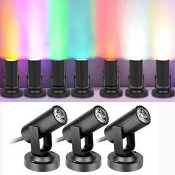 2PCS 85-265VAC Mini LED Beam Light 1W Moving Head Spotlights RGB/Blue/Red/White for Stage Lighting Effect Disco DJ KTV Party Bar