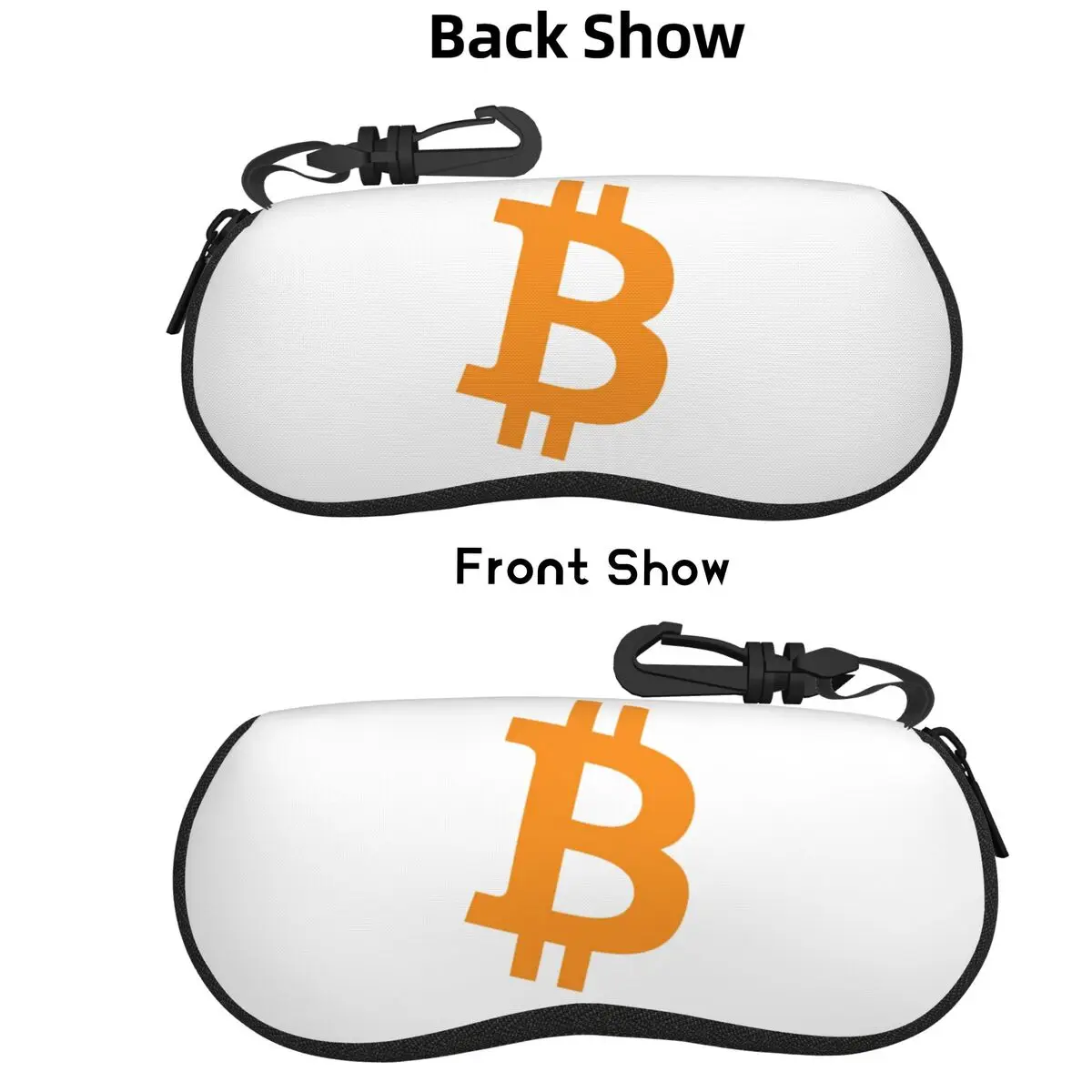 

Биткойн криптовалюта-биткойн BTC чехол для очков защитная коробка для солнцезащитных очков для женщин и мужчин мягкая сумка для очков