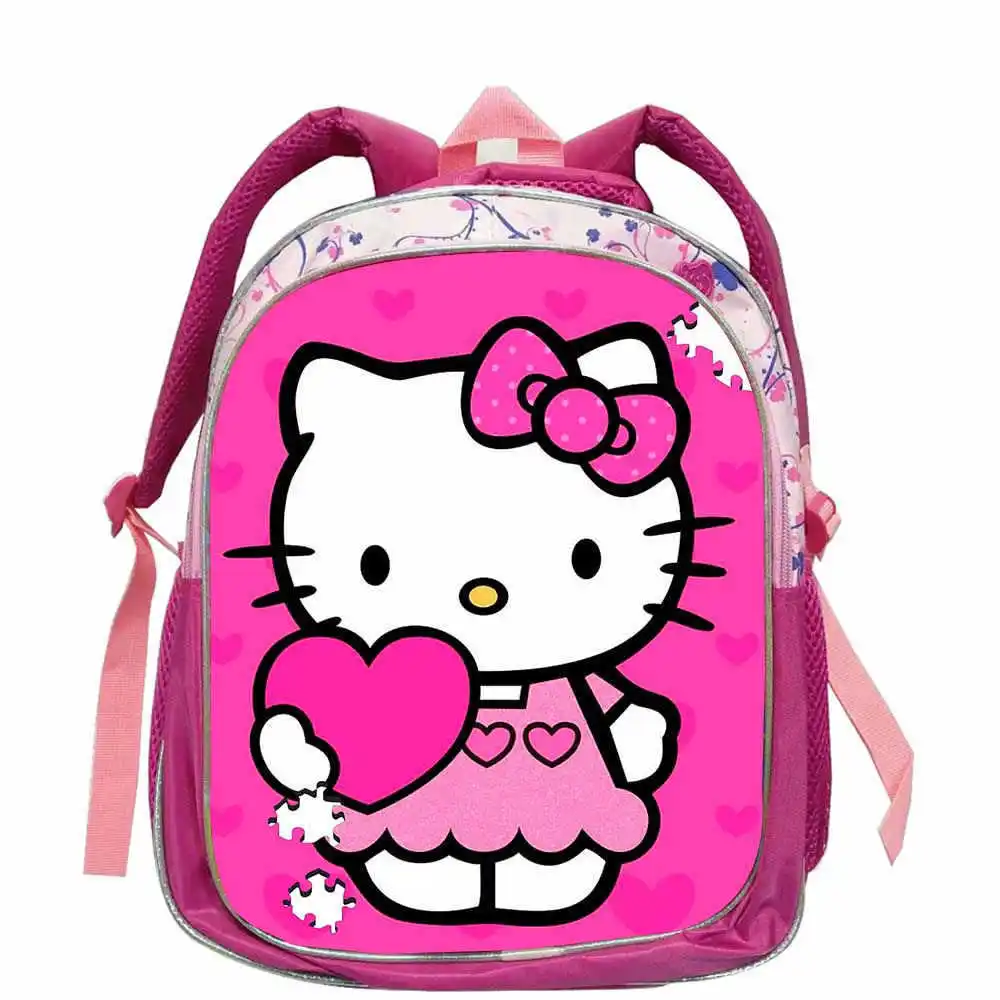 Sac à Dos d\'École Rose Hello Kitty pour Bébé Garçon et Fille Cartable de Maternelle