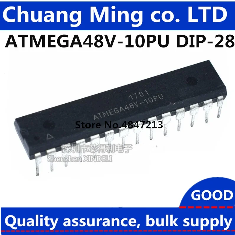 Free Shipping 100pcs/lots ATMEGA48V ATMEGA48V-10PU ATMEGA48-20PU ATMEGA48PA-PU DIP-28