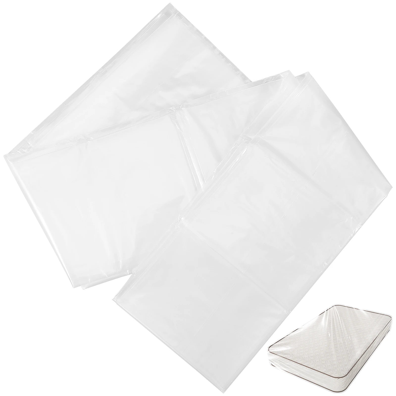 

1pcs Mattress Packaging Bag Thickened Storage Bags Reusable Bedding Plastic Cover Large Size Clear Design No Odor
