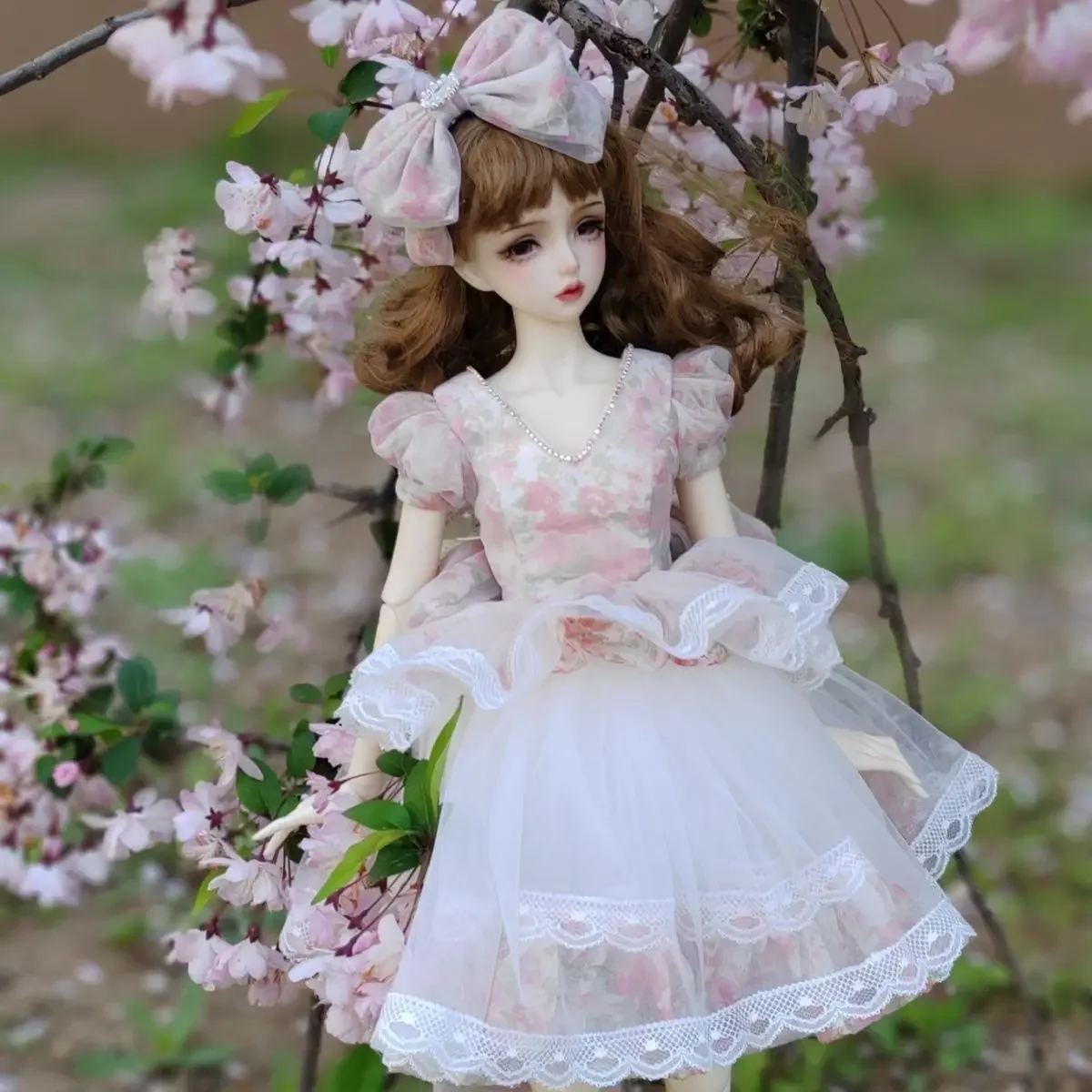 

(Customized) 1/3 1/4 1/6 Doll's Clothes for Bjd Doll Princess Dress Girl Toys Play House 60/45/30cm Doll Accessories, No Doll