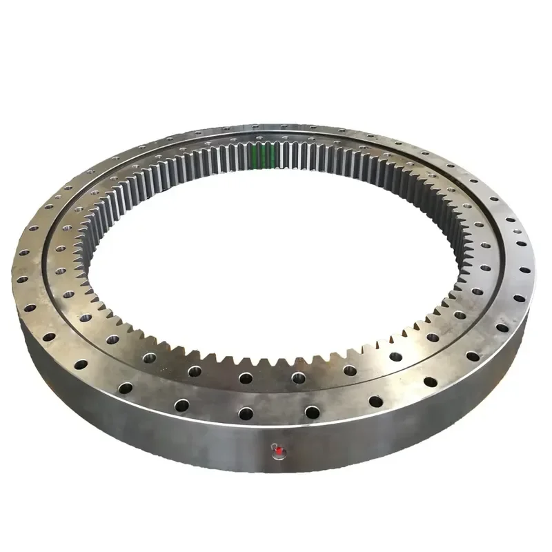 Heavy Duty Three Row Roller Slewing Bearing With Internal Gear Galvanized Steel Ring For Industrial Machinery Crane Excavator