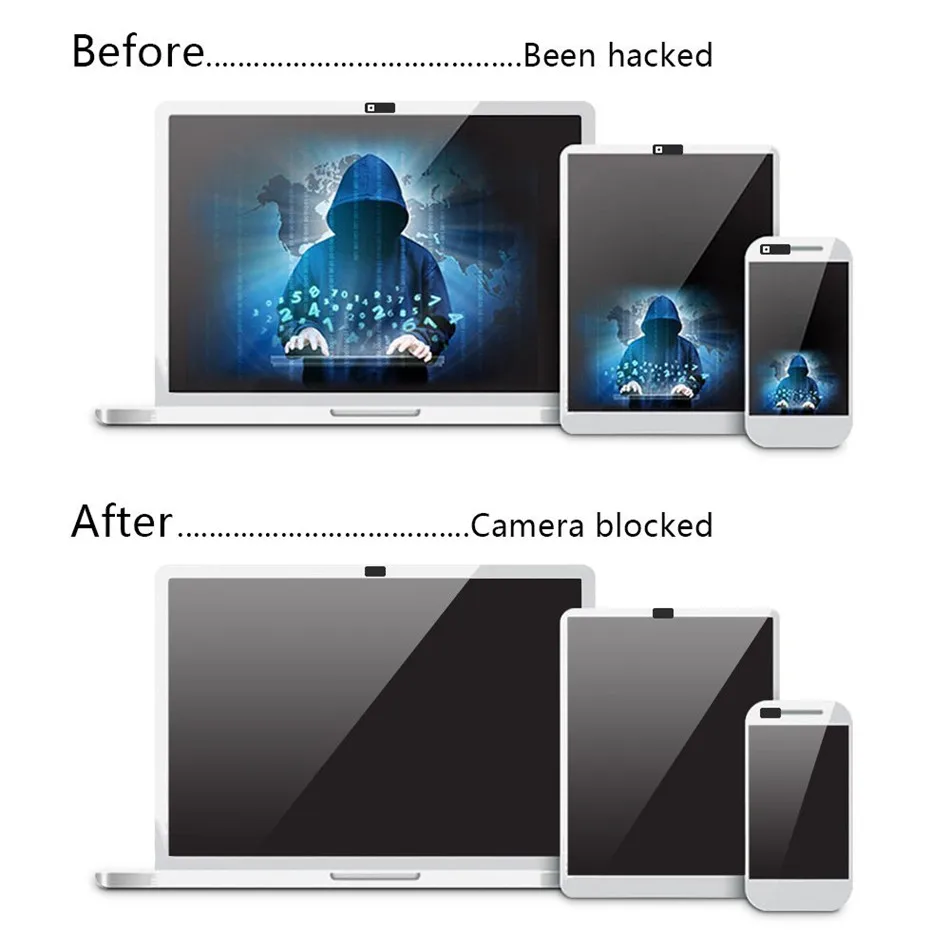 Cubierta antiespía para cámara web, pegatina de privacidad para todos los teléfonos, iPhone, iPad, PC, Macbook, tabletas, portátiles, 1/5/10/20 Uds.