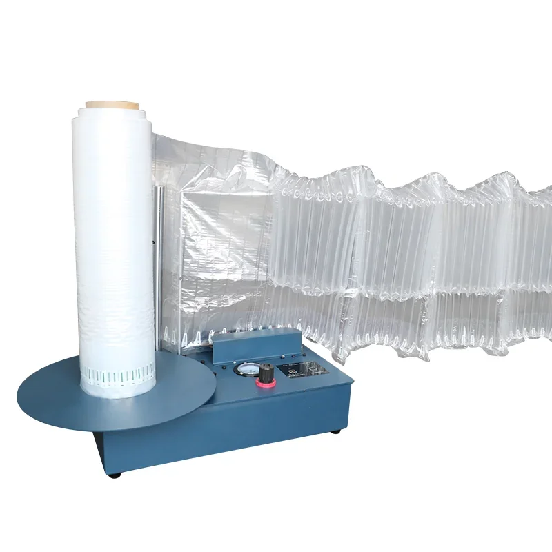 Protective Automatic Air tube air column bubble packaging making machine for air column bag rolls