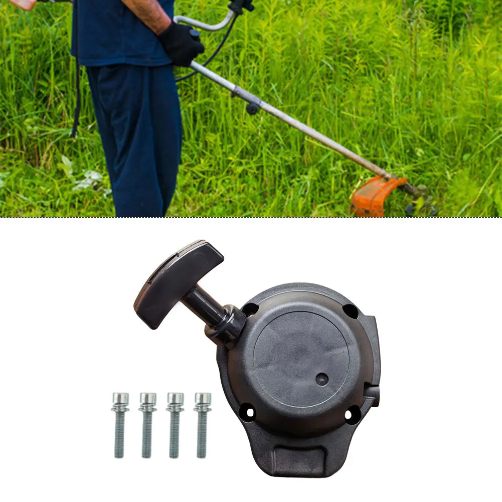 Starter For Recoil Assembly A051001322 With Screws For For Echo SRM-225 SRM-230 T235 String Trimmer Pull Replacement Parts Black