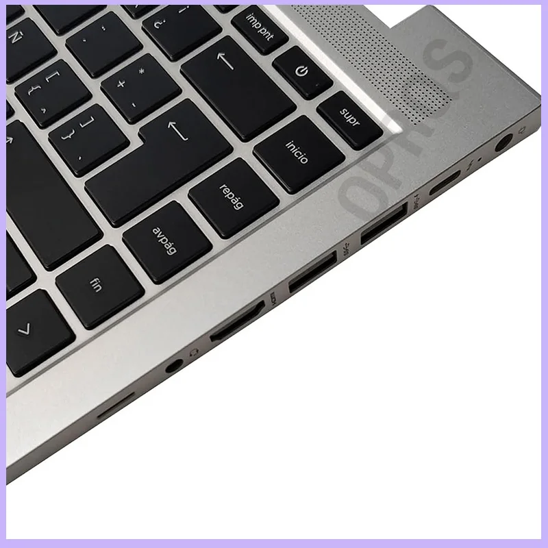 

НОВИНКА ДЛЯ ноутбука HP EliteBook 640 G9 645 G9, американская/латинская/испанская клавиатура, верхний чехол, крышка упора для рук